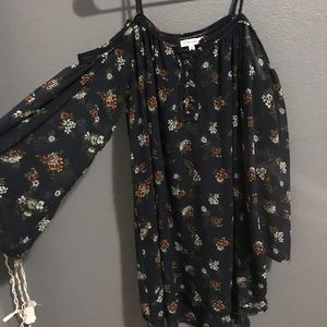 Floral off the shoulder dress